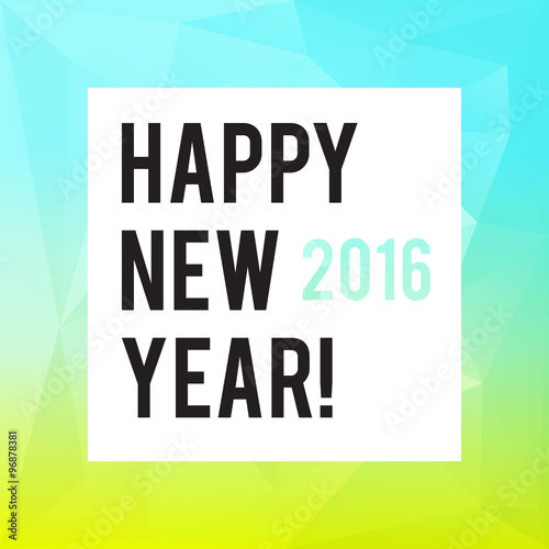 Square New Year design with...