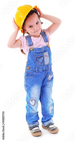 Beautiful little girl poses...