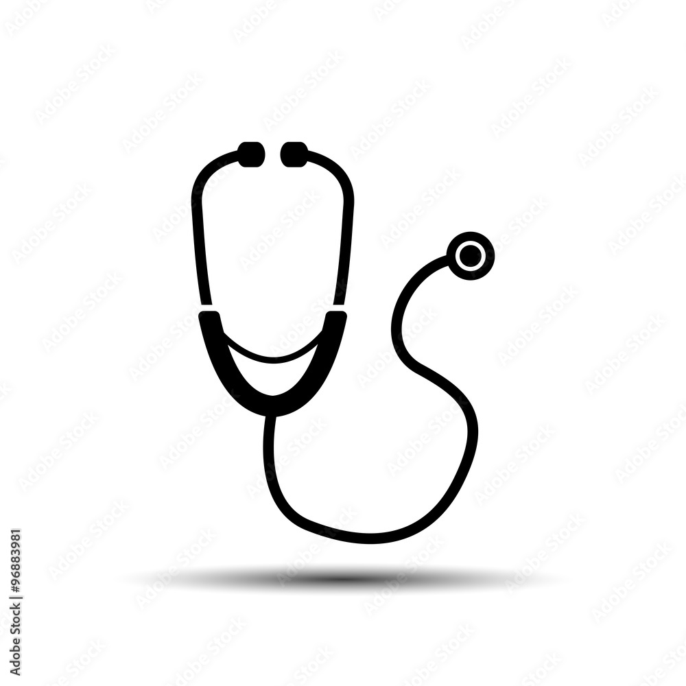 stethoscope medical device icon stethoscope medical device icon