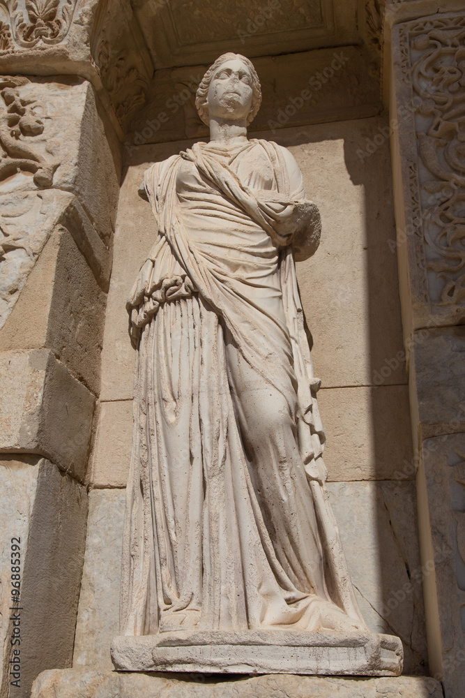 Sophia, Wisdom Statue in Ephesus Ancient City