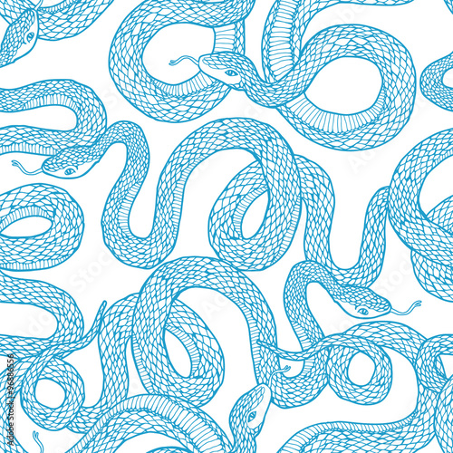 Pattern with snakes.