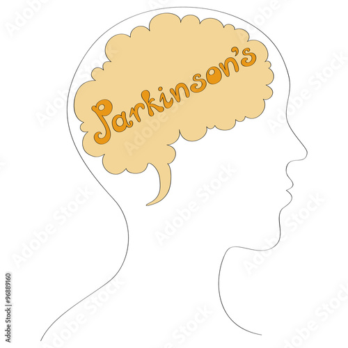 Parkinson's disease vector background