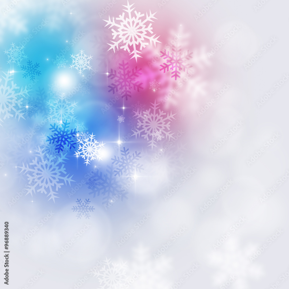 Holiday Multicolor Snow Background Holiday Multicolor Snow Background