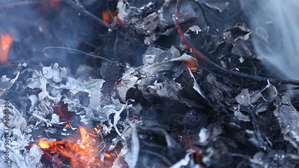 burning fire and smoke burning fire and smoke