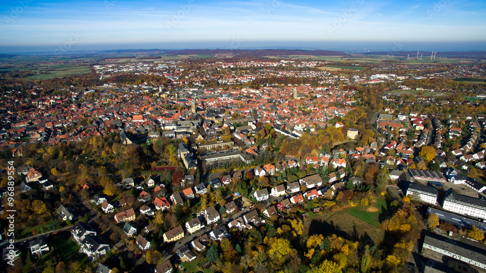 Luftaufnahme von Goslar, Harz