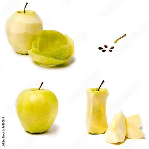 apple on a white background