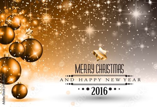 Merry Christmas Seasonal Background for your greeting cards