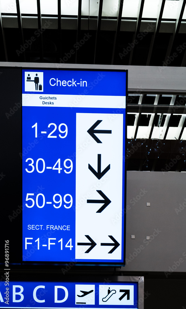 Fototapeta premium intérieur d'un aéroport