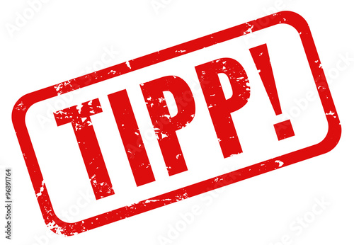 Unser Tipp! Stempel rot