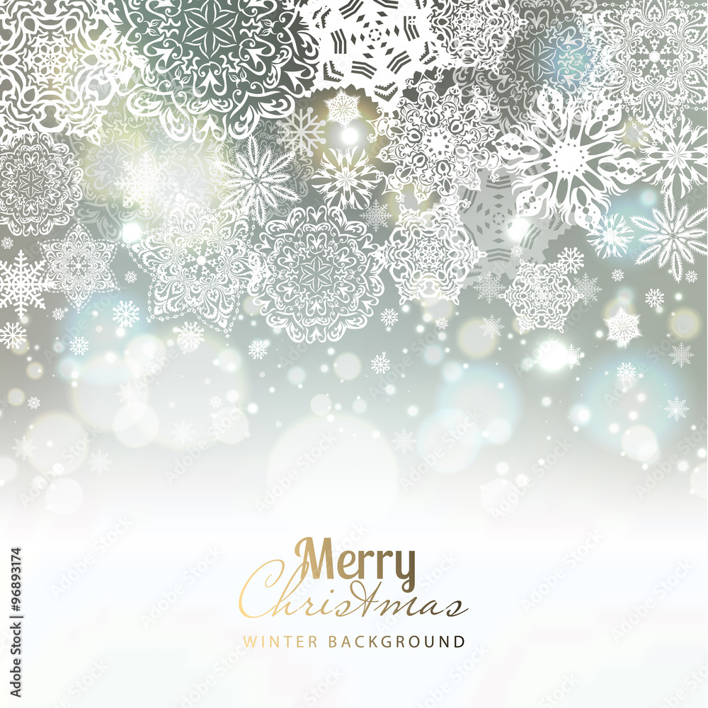 Snowflake background. Snowflake background.