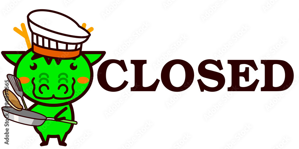 OPEN,CLOSEDを知らせる動物シリーズ