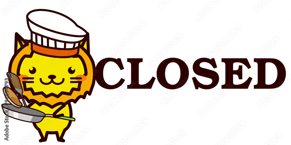 OPEN,CLOSEDを知らせる動物シリーズ
