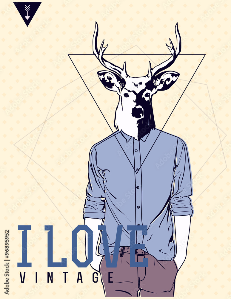 Fototapeta premium Fashion design poster