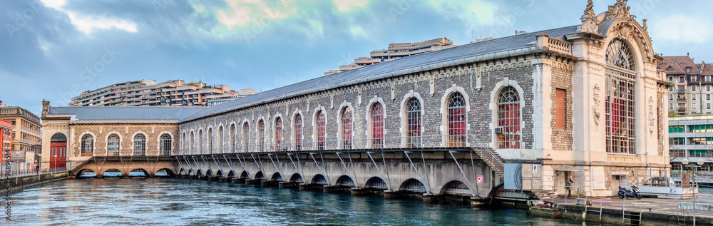 Naklejka premium Bâtiment des forces motrices de Genève