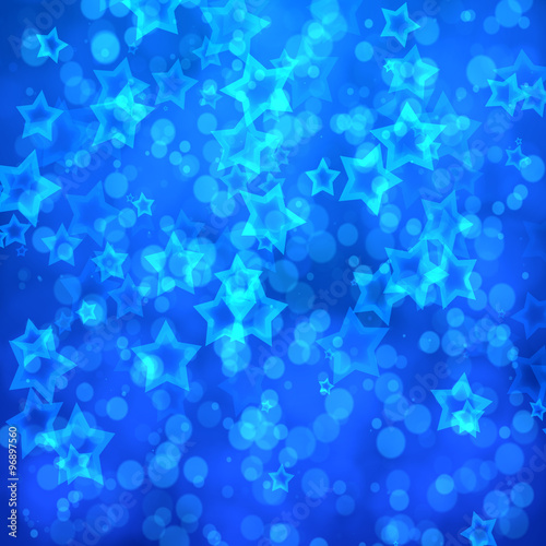 Abstract stars from bokeh background