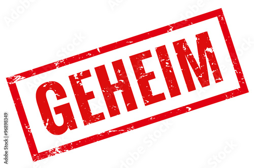 Stempel Grunge Top secret rot geheim Vektor