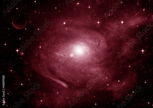 Stars, dust and gas nebula  © marusja2