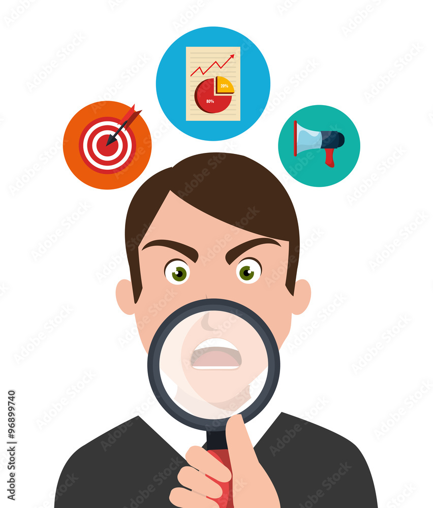 Digital marketing and advertising icons Digital marketing and advertising icons