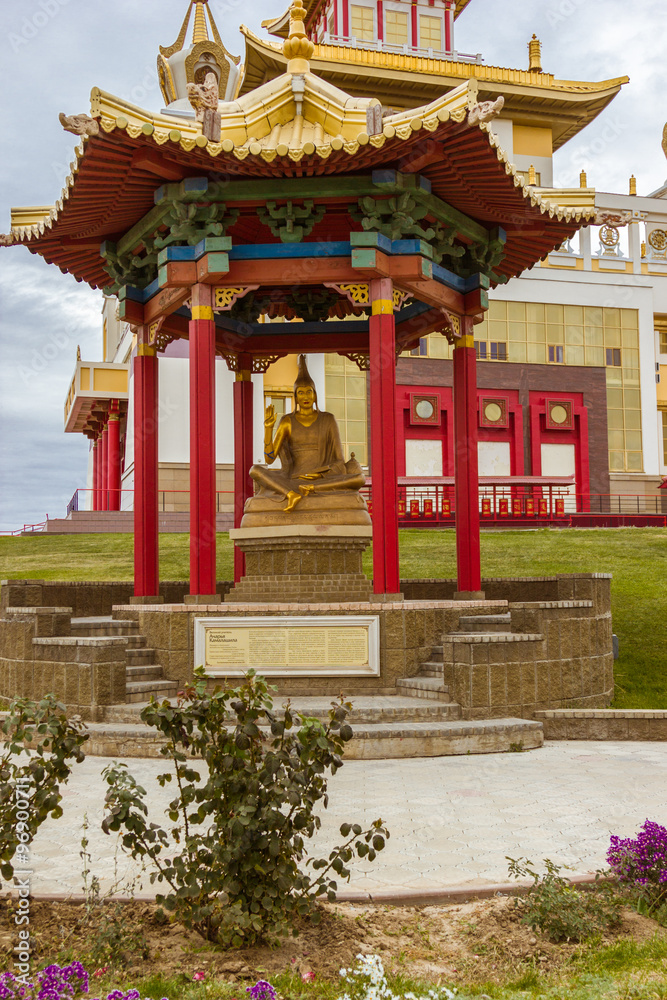Naklejka premium Elista Kalmykia Buddhist temple