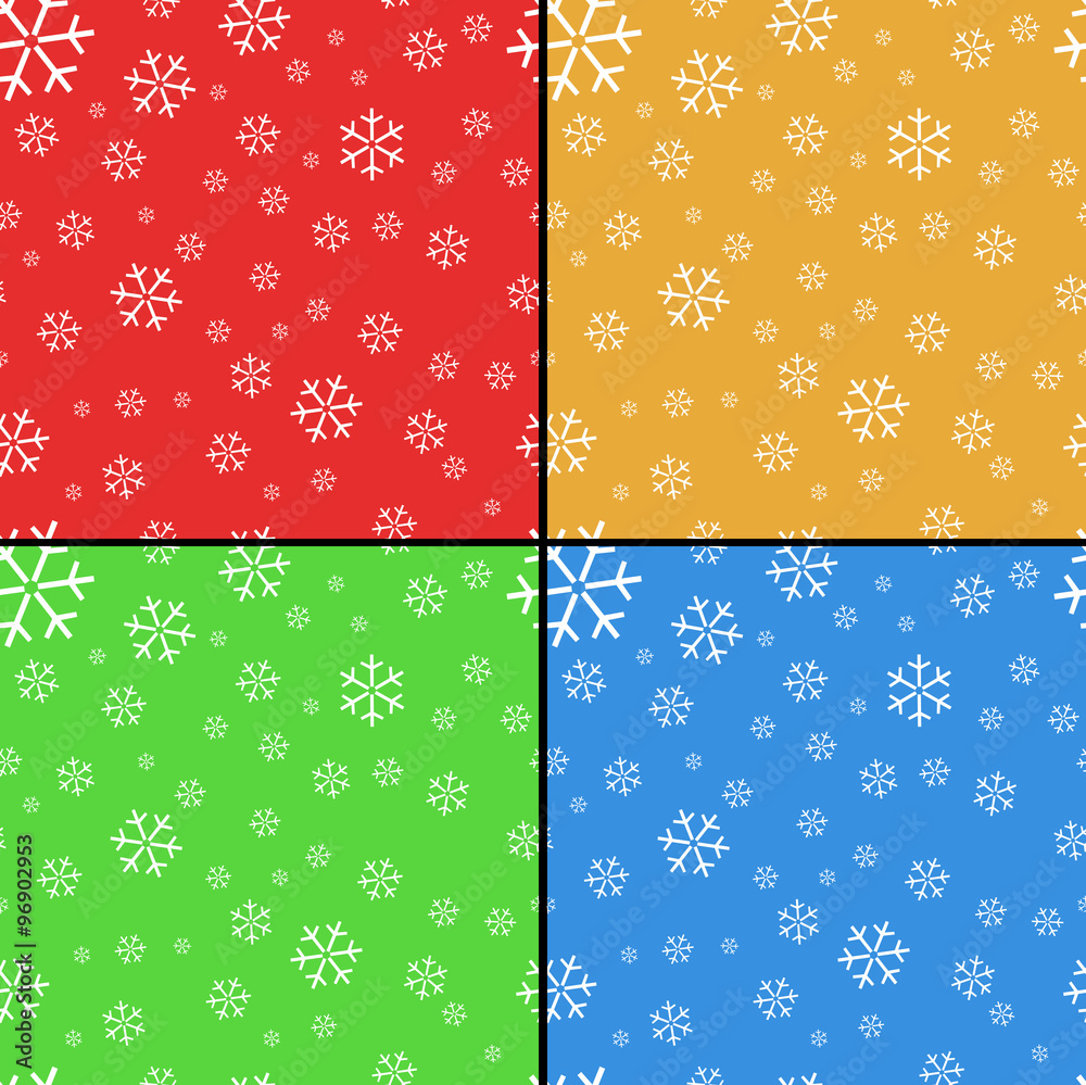 Background with snowflakes Background with snowflakes