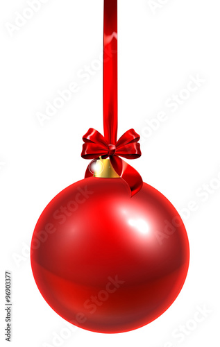 Red Christmas Bauble