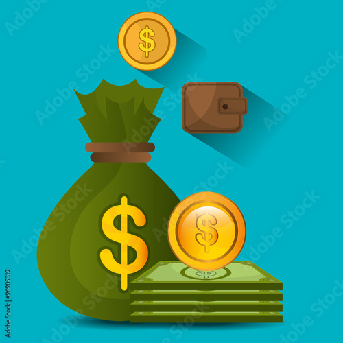 Money online payment graphic 