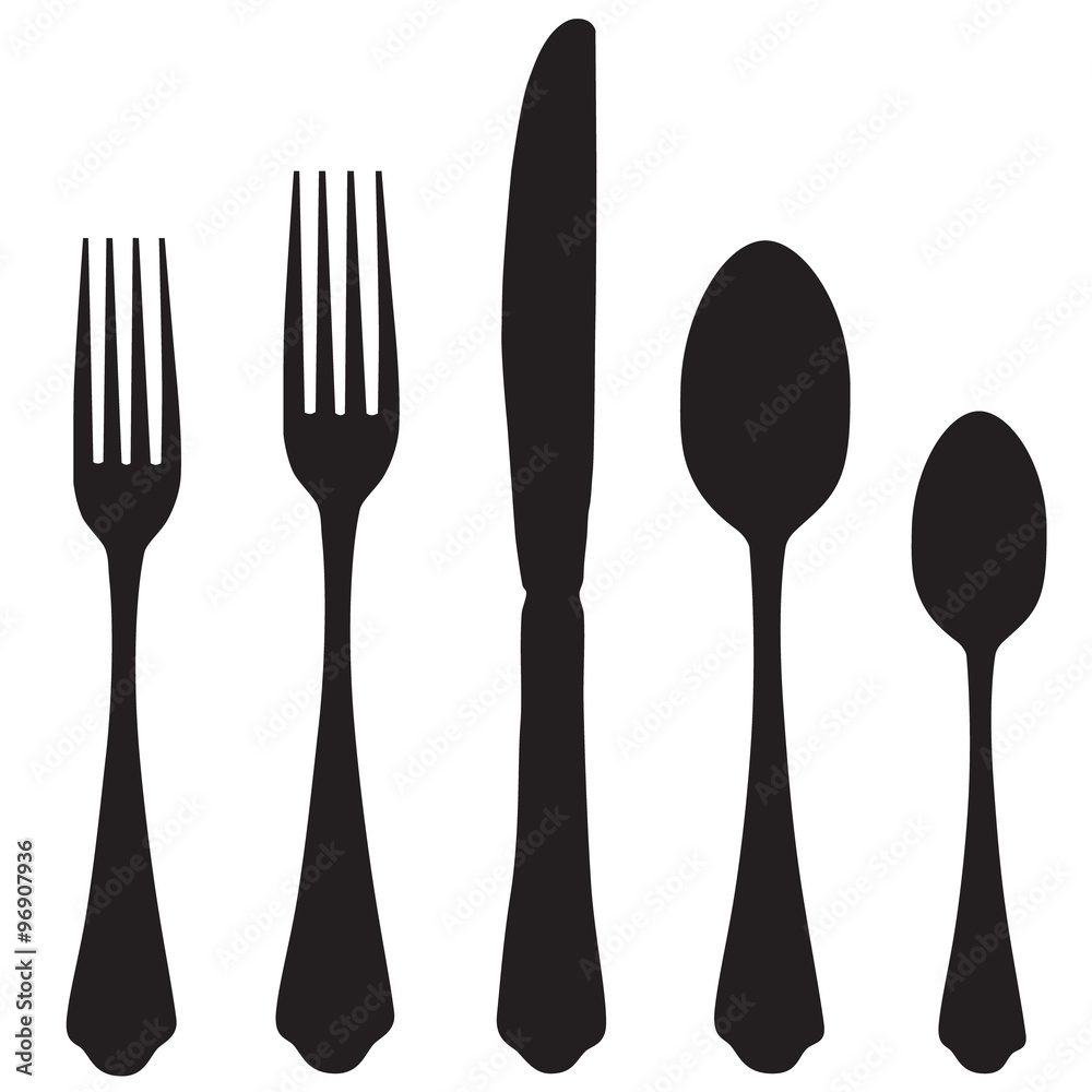 Knife, fork and spoon Knife, fork and spoon