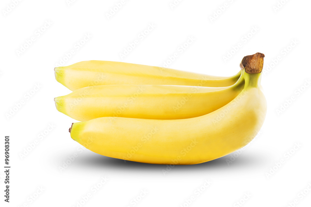 Fresh Banana On White Background Fresh Banana On White Background