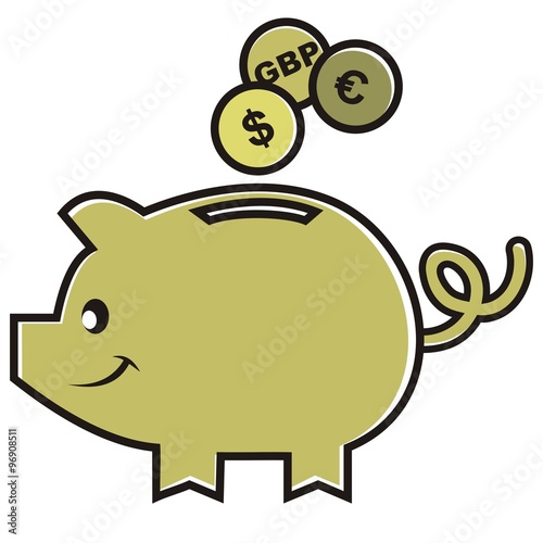 moneybox, vector icon
