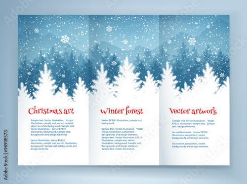 Christmas leaflet design