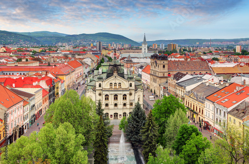 Schilderij op canvas Panoramic view of Kosice, Slovakia