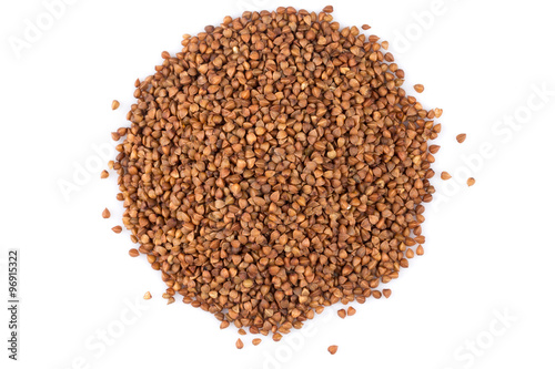 Pile of buckwheat seeds