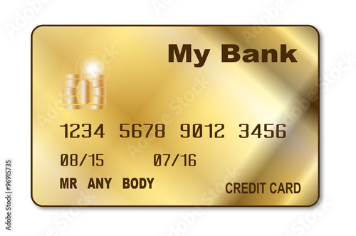 Golden Credit Card
