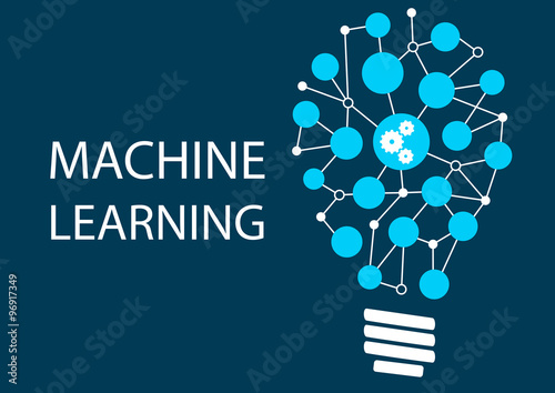 Machine learning concept. Innovative new technology