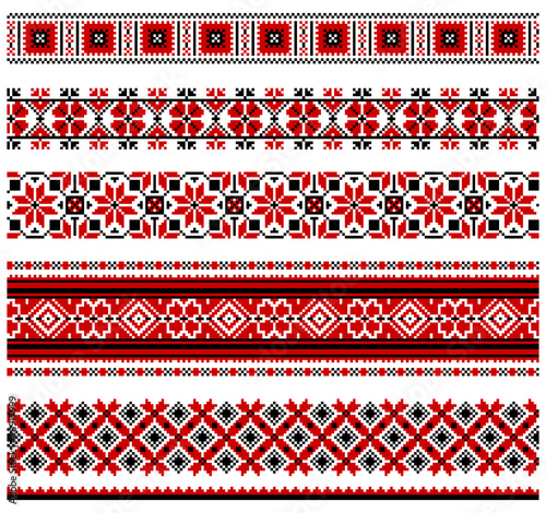 Ukrainian embroidery ornament