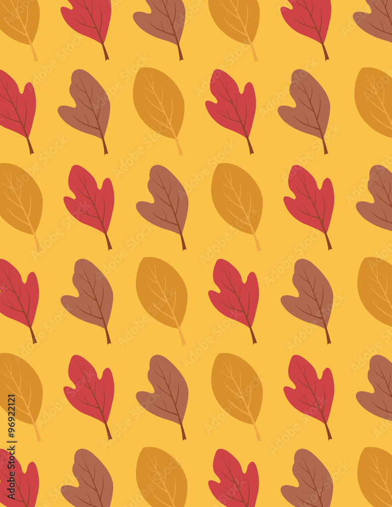 Autumn leaves vector