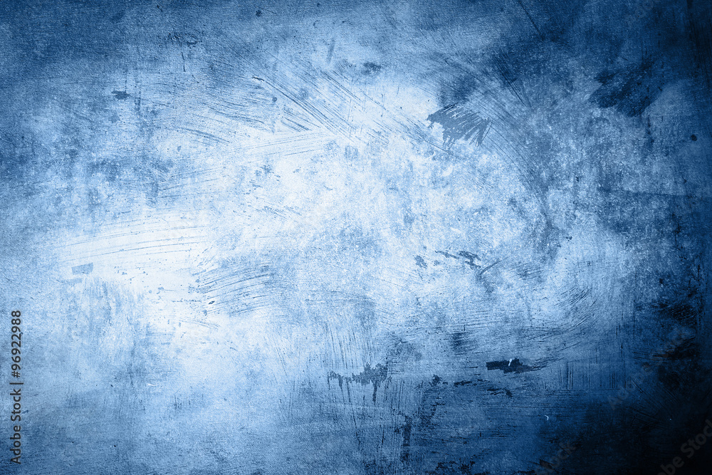grunge blue background - obrazy, fototapety, plakaty 
