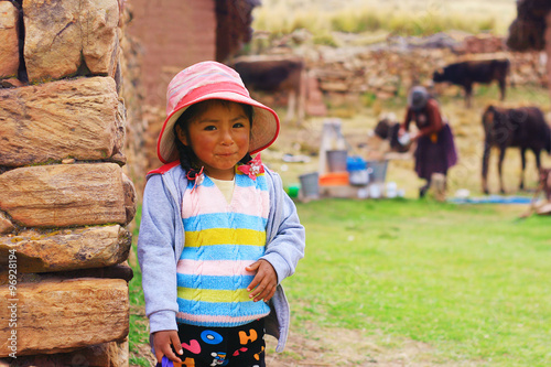 aymara little girl