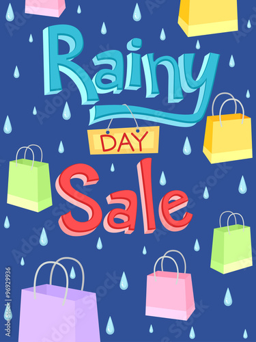 Rainy Day Sale Poster