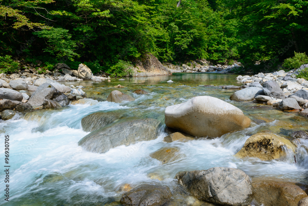 Atera Valley in Kiso, Nagano, Japan Atera Valley in Kiso, Nagano, Japan