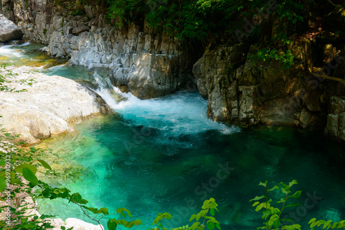 Atera Valley in Kiso, Nagano, Japan