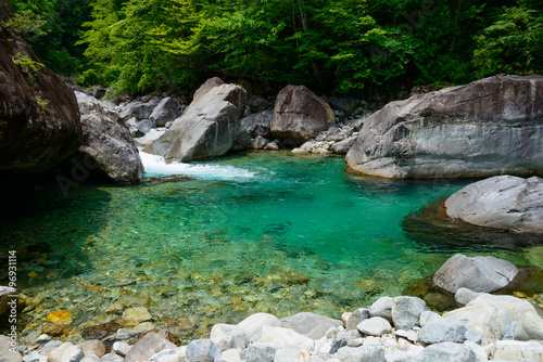 Atera Valley in Kiso, Nagano, Japan