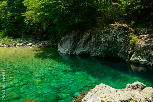 Atera Valley in Kiso  Nagano  Japan