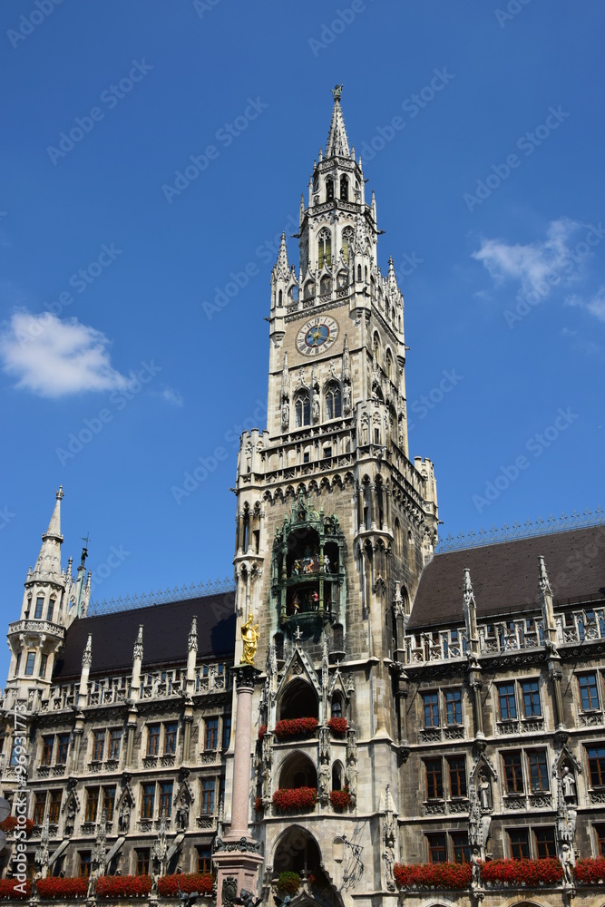 New Town Hall in Munich, Bavaria, Germany