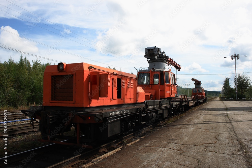 Obraz premium train, railway