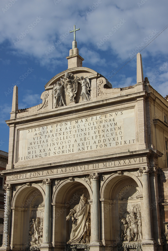 Fototapeta premium Rome,Italy,Fontana del Mose,evening,summer.