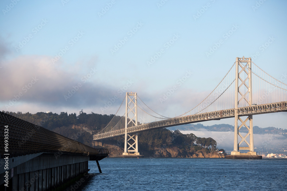 Fototapeta premium Oakland Bay Bridge in San Francisco