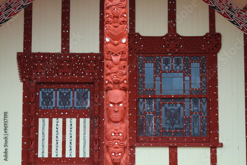 Maori house in Rotorua