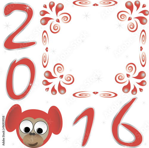 Happy new year 2016 Text Design