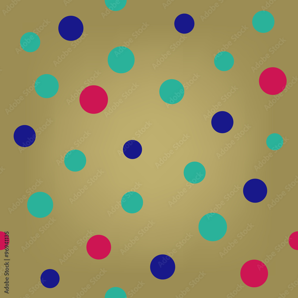 Pop art polka dot seamless background Pop art polka dot seamless background
